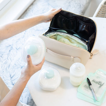Latte Luxe Wearable Breast Pump Bag with Cooler